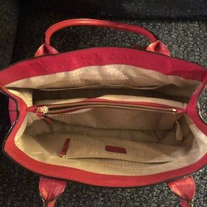 Kate Spade Red and Cream Shoulder Bag